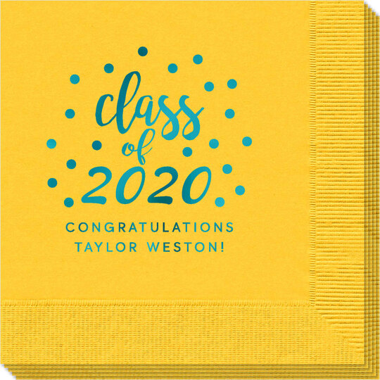 Class of Confetti Dots Napkins